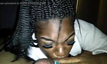 Ebony BBW gets her pussy pounded and facialized